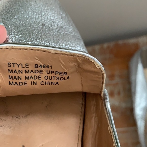 J Crew silver metallic loafer flats - Picture 11 of 11